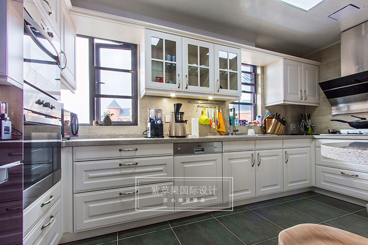 美式廚房裝修實景圖