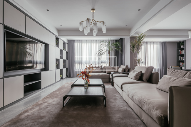 現(xiàn)代混搭裝修案例，給人溫暖和舒適的感覺